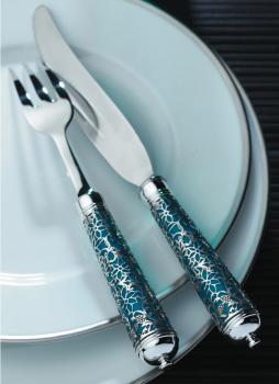 Dinner knife in sterling silver - Ercuis
